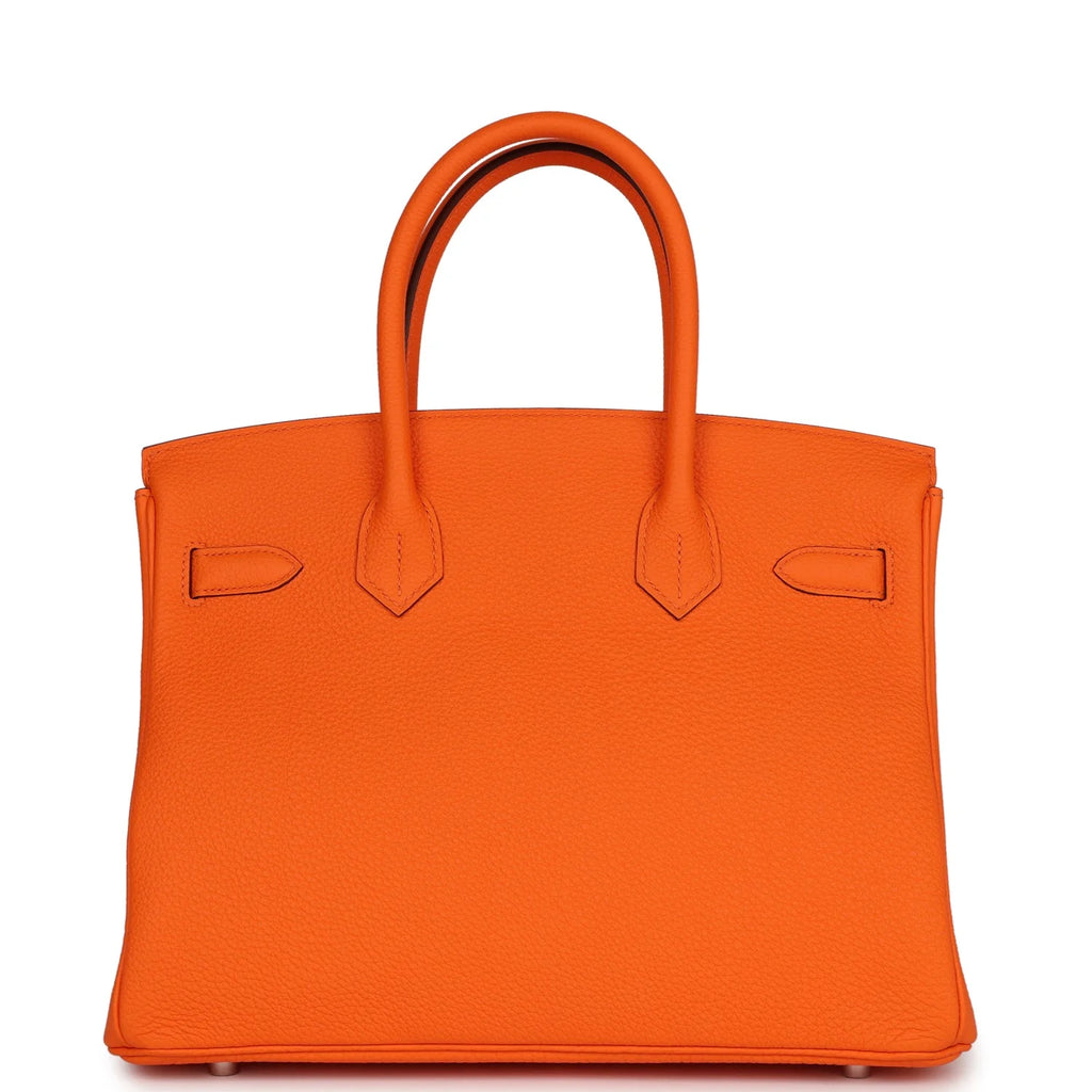 Orange Togo Leather Handbag G2389