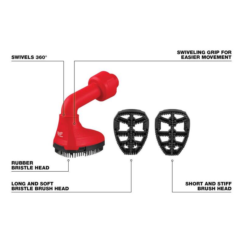 Cordless 2.5 Gal Wet/Dry Vacuum with Swiveling Palm Brush Tool H9913