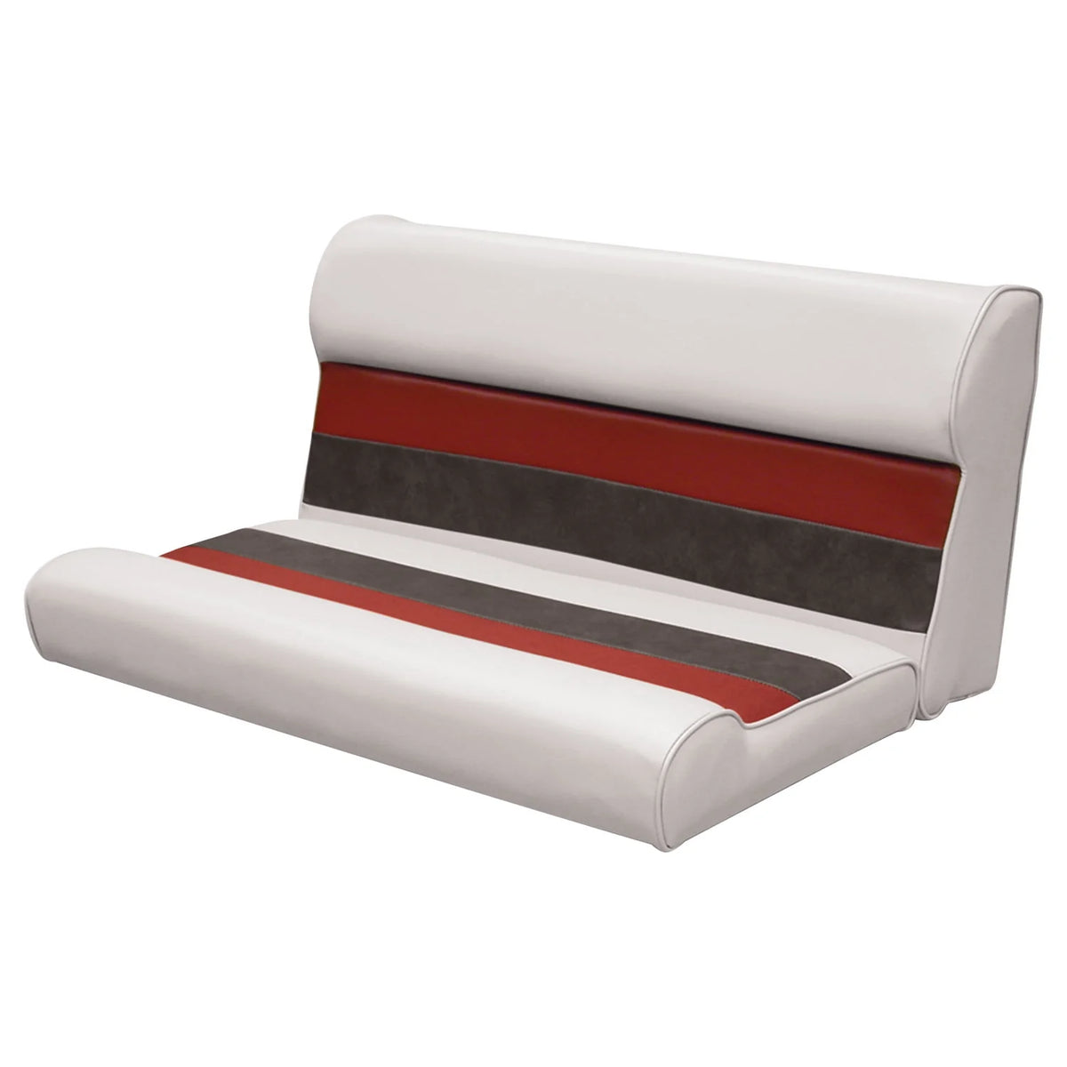 Gray Navy Blue Boat Seat and Backrest Cushion Set Q3359