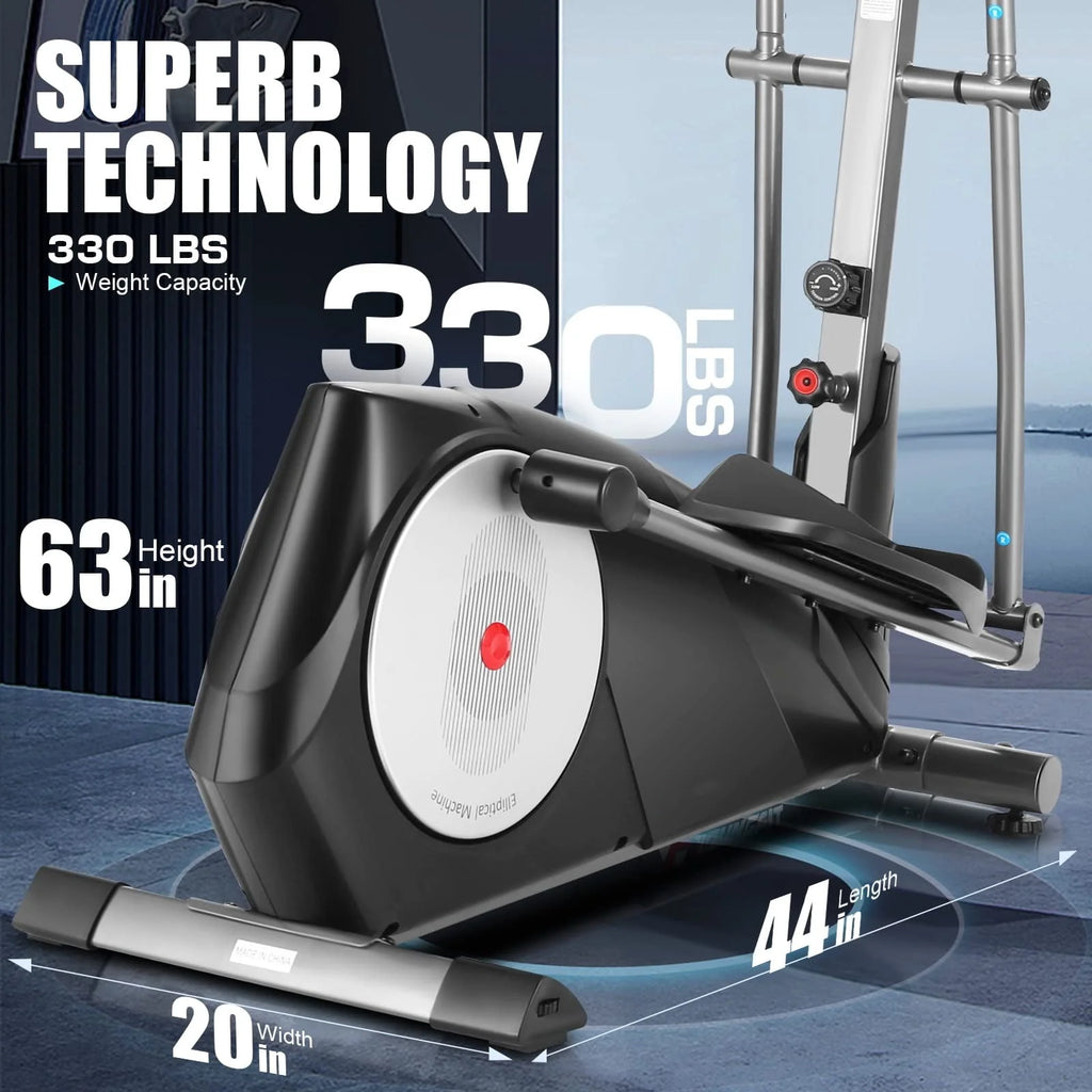 Elliptical Machine with 22 Resistance Levels, LCD Display A977118