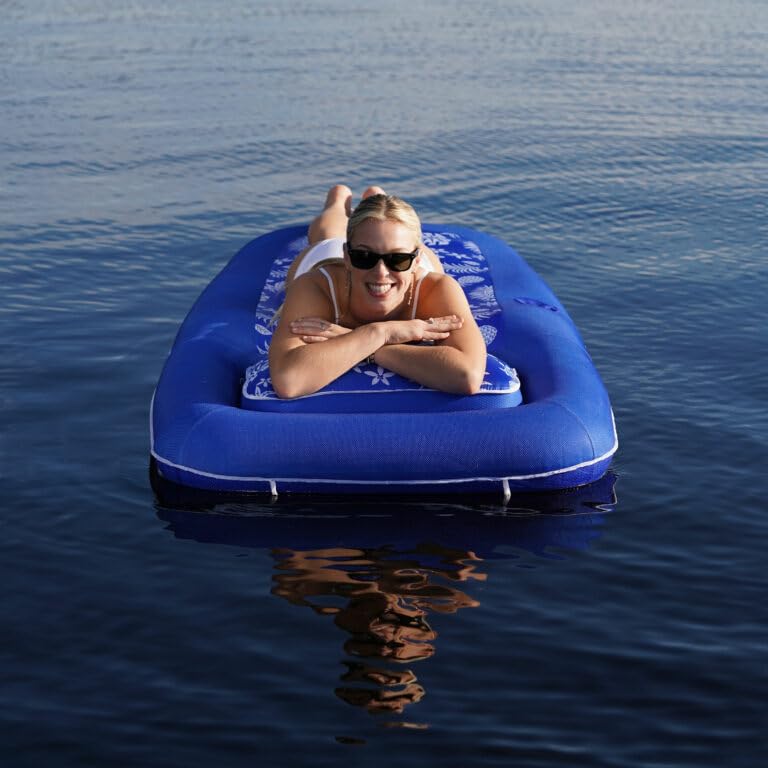 Inflatable Pool Lounge with Headrest W633