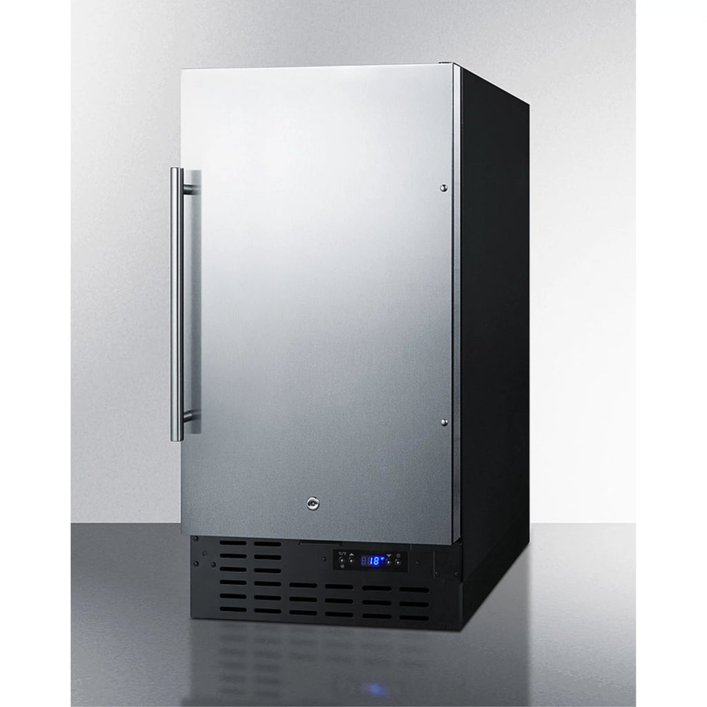 18" Undercounter Crescent Icemaker with Stainless Steel Door Z8665