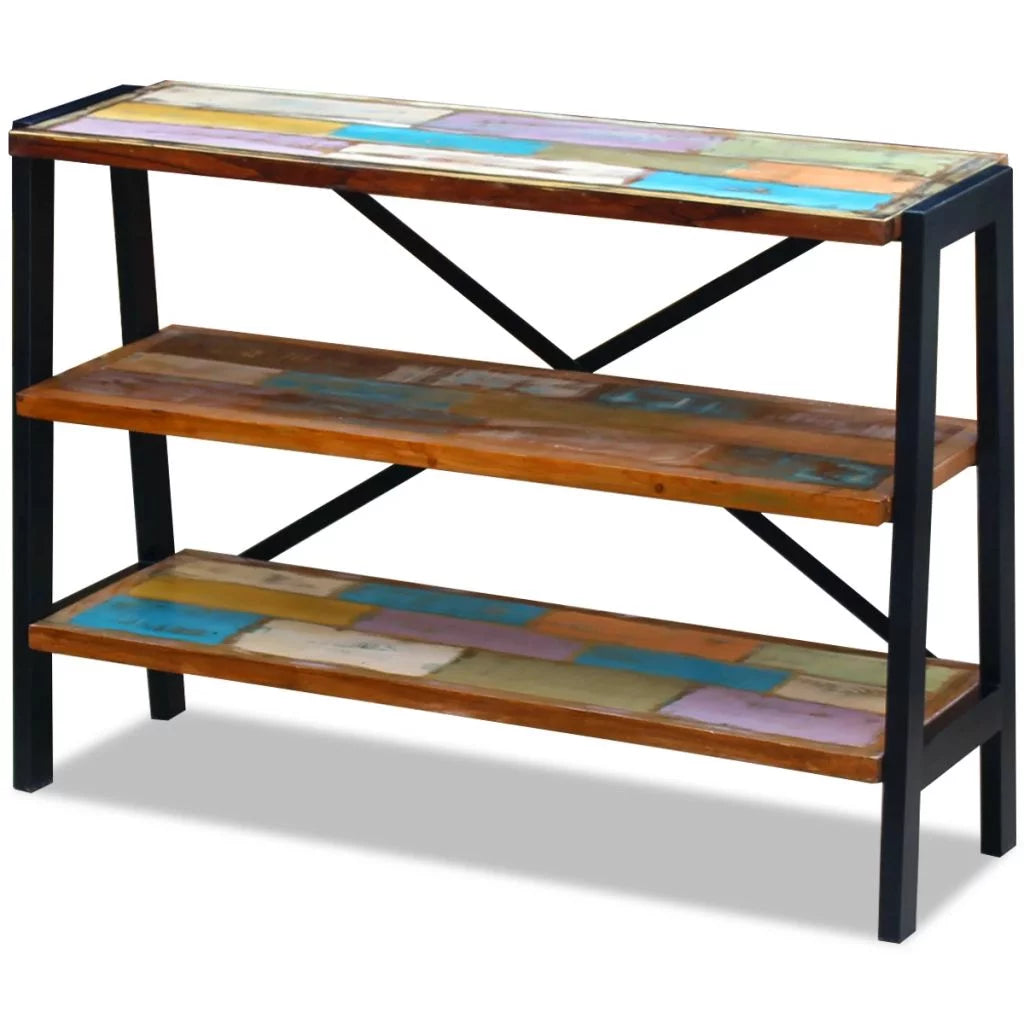 Sideboard 3 Shelves Solid Reclaimed Wood O533