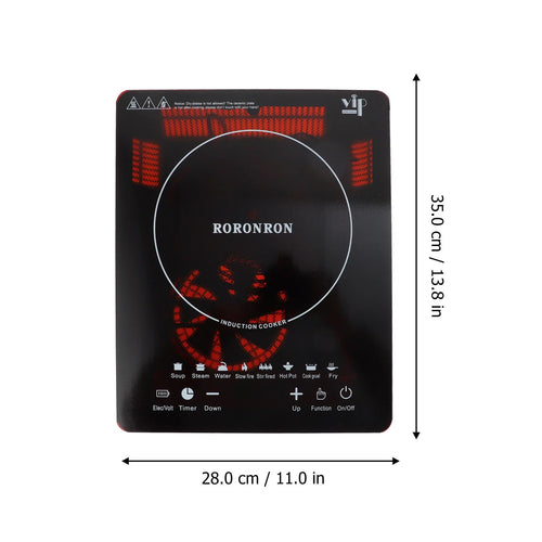 1000W Portable Induction Cooktop with Child Safety Lock & Timer S81758