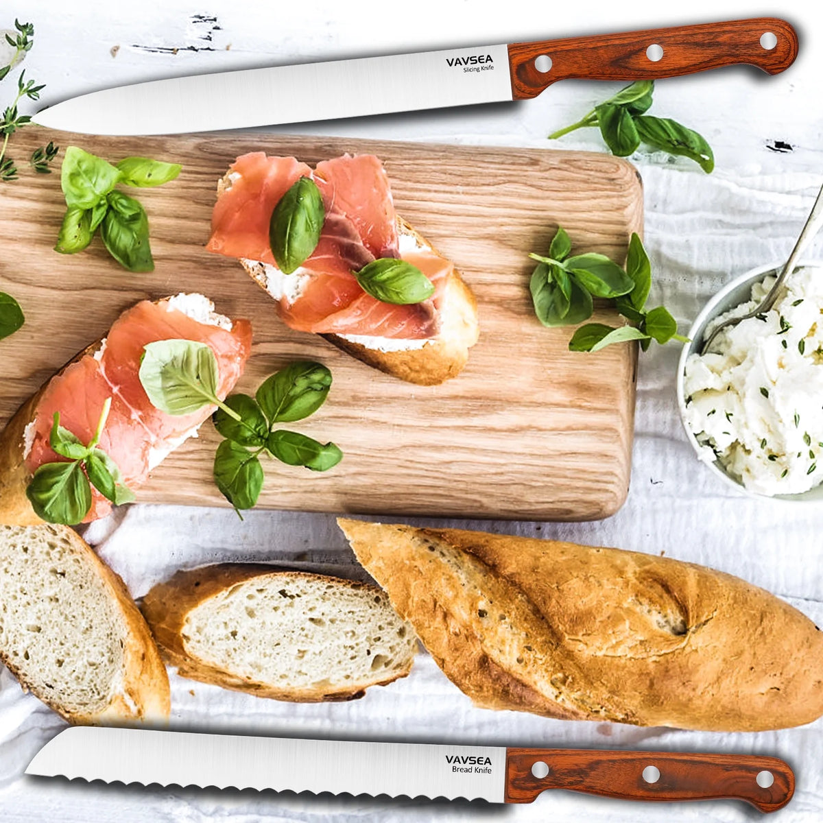 16 Pieces Stainless Steel Knife Block Set V9554
