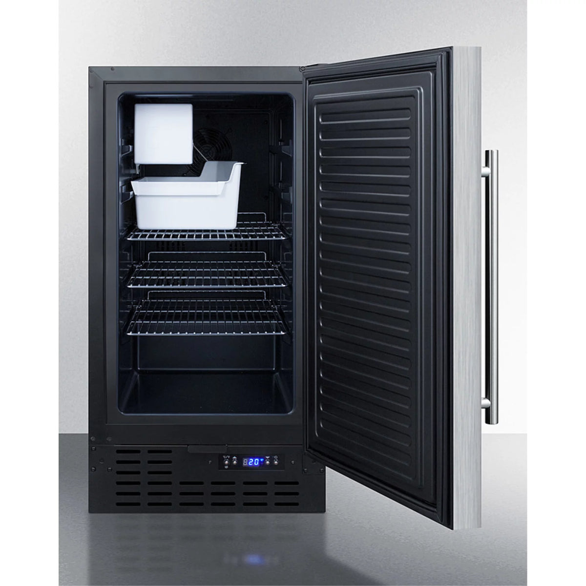 18" Undercounter Crescent Icemaker with Stainless Steel Door Z8665