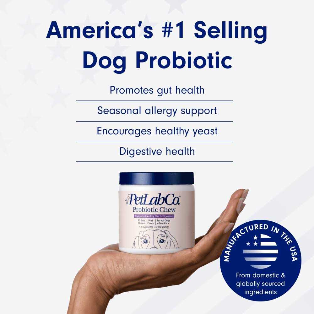 Probiotic Digestive Supplement Pork Flavored Soft Chews for Dogs, 30 count C80284