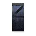36 in. x 84 in. Knotty Pine Solid Wood Interior Barn Door Slab A653