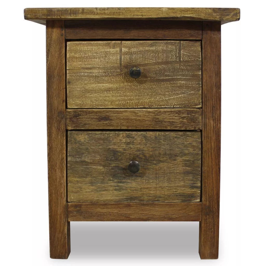 Solid Reclaimed Wood Nightstand I860111
