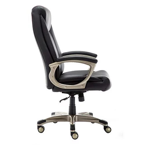 Black Bonded Leather Big & Tall Executive Office Chair C93134
