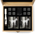Whiskey Glass Gift Box Set with Whiskey Stones and 2 Rocks Glasses V594264