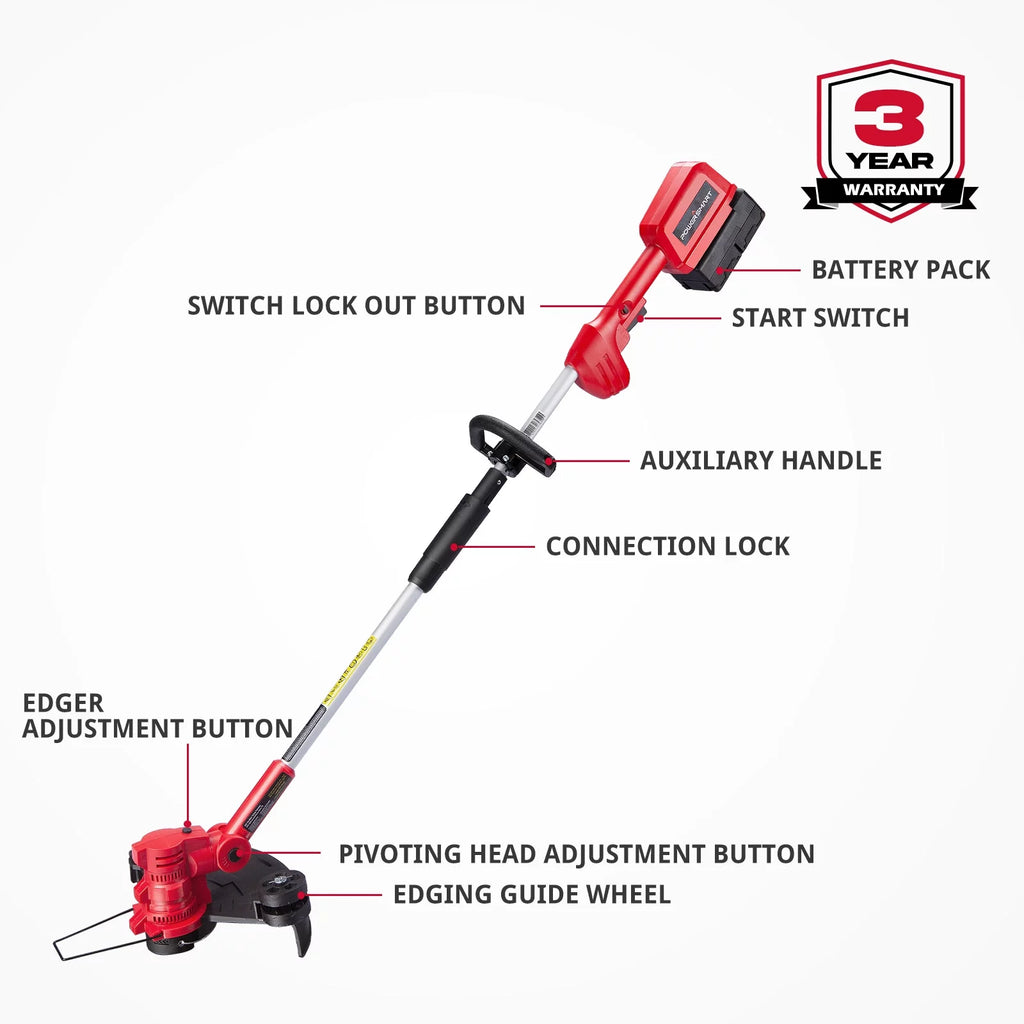 40V 2-in-1 Cordless String Trimmer and Edger P7860