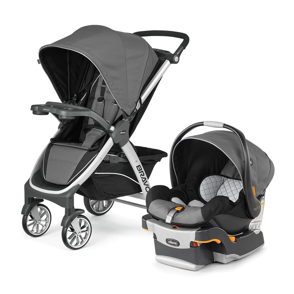 Black Stroller with Infant Car Seat C747