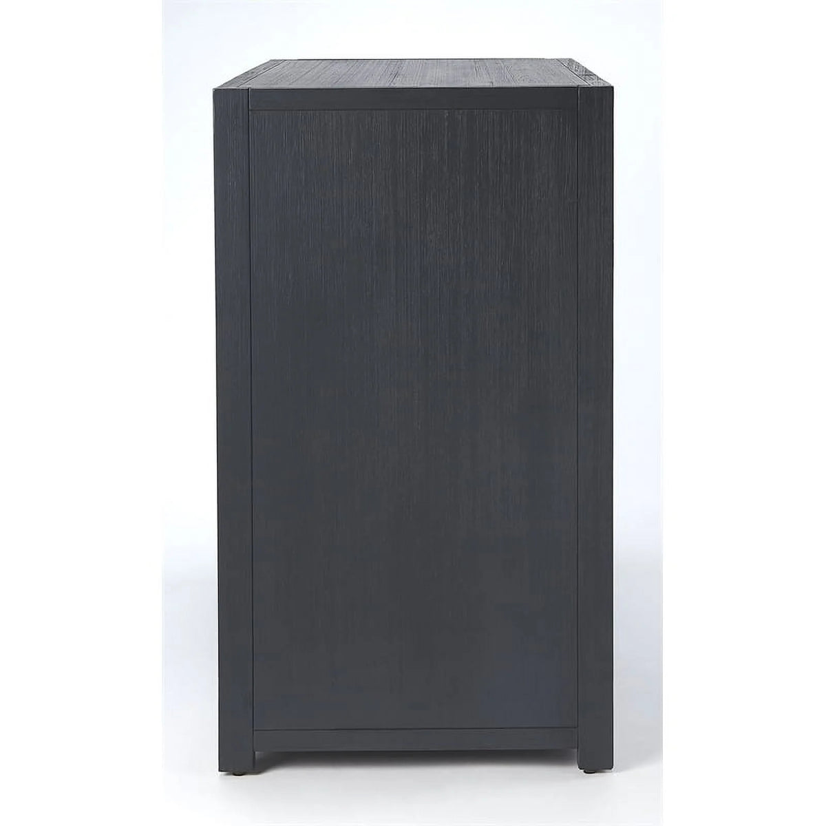 3-Drawer Navy Blue Wood Dresser A302