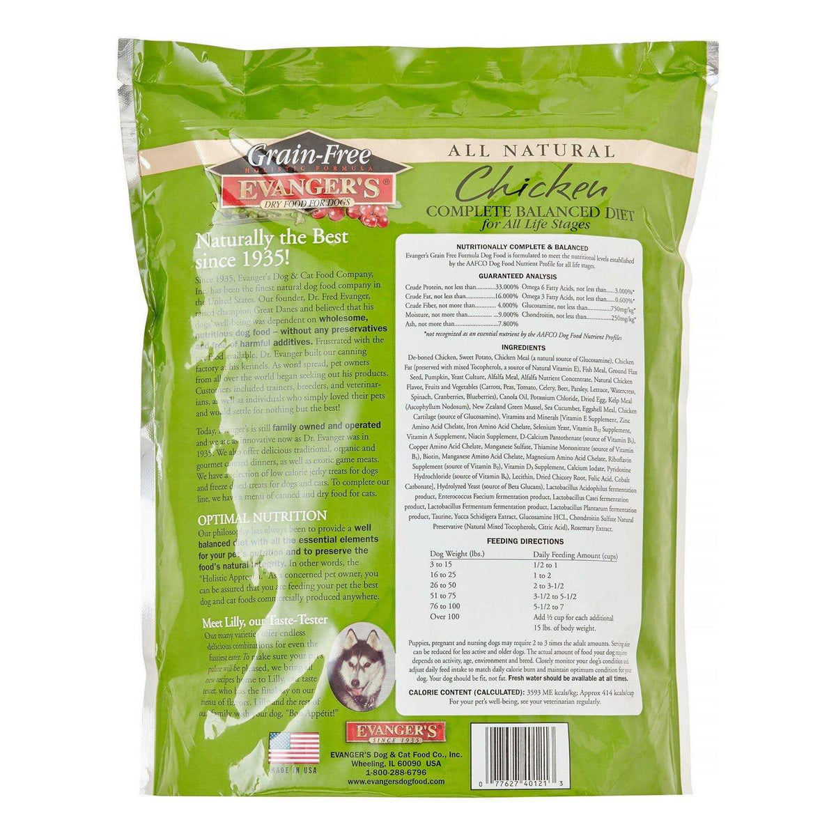 Chicken Sweet Potato & Pumpkin Grain Free Dry Dog Food Z31036