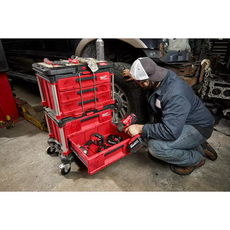 22 in. 2-Drawer Tool Box with Metal Reinforced Corners W157686