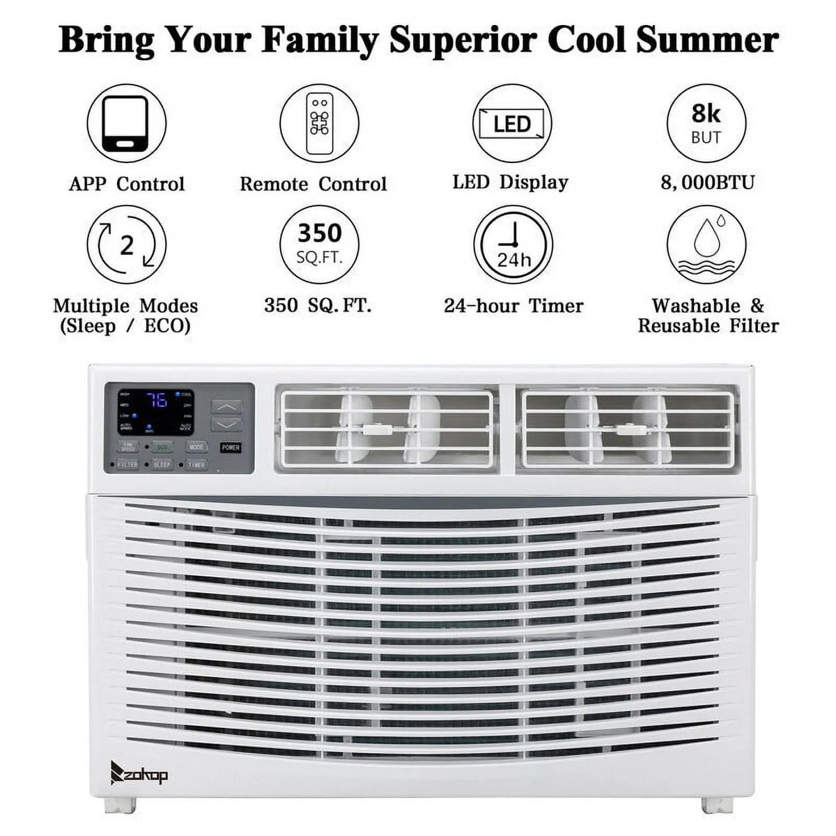8000BTU Portable Window Air Conditioner M581454