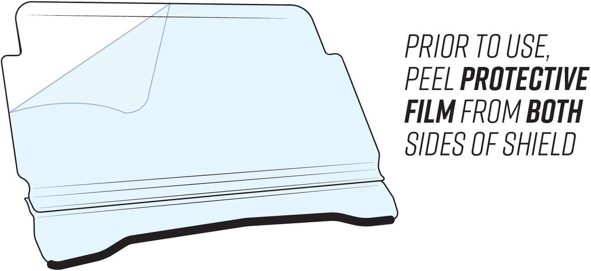 Scratch Resistant Flip Windshield G5131