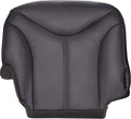 Passenger Side Bottom Replacement Seat Cover Medium Dark Pewter Gray Leather B885475