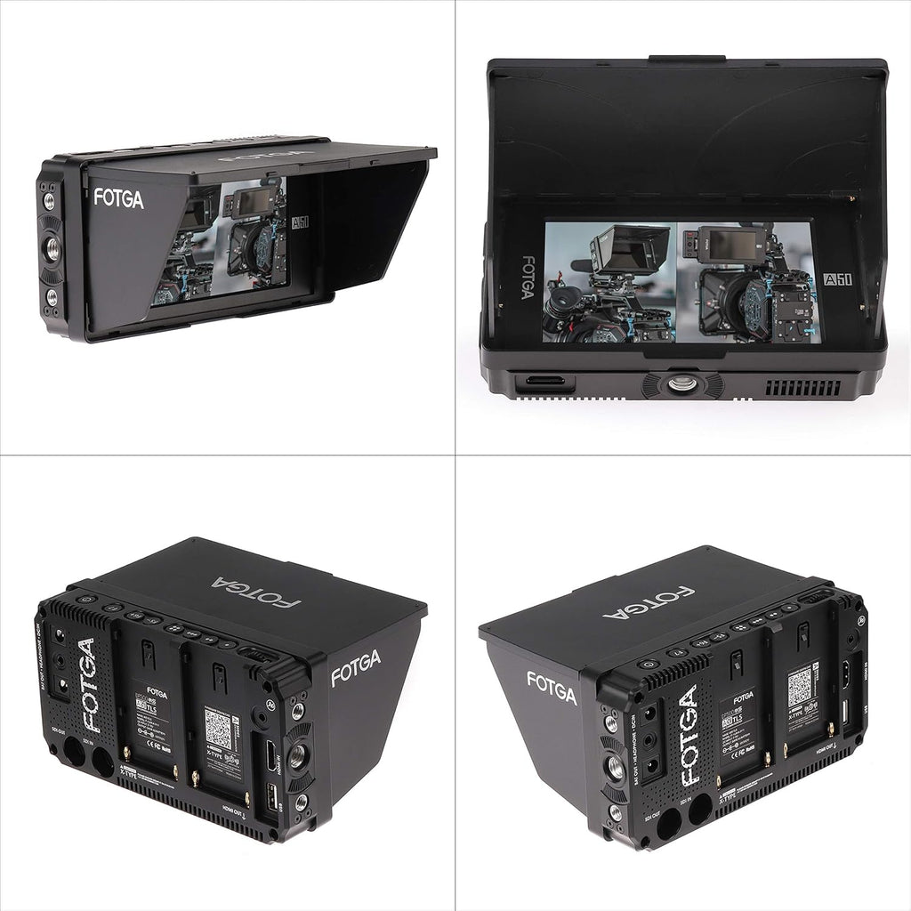 5inch Touchscreen Camera Field Monitor with Battery Charger Carry Case E270492