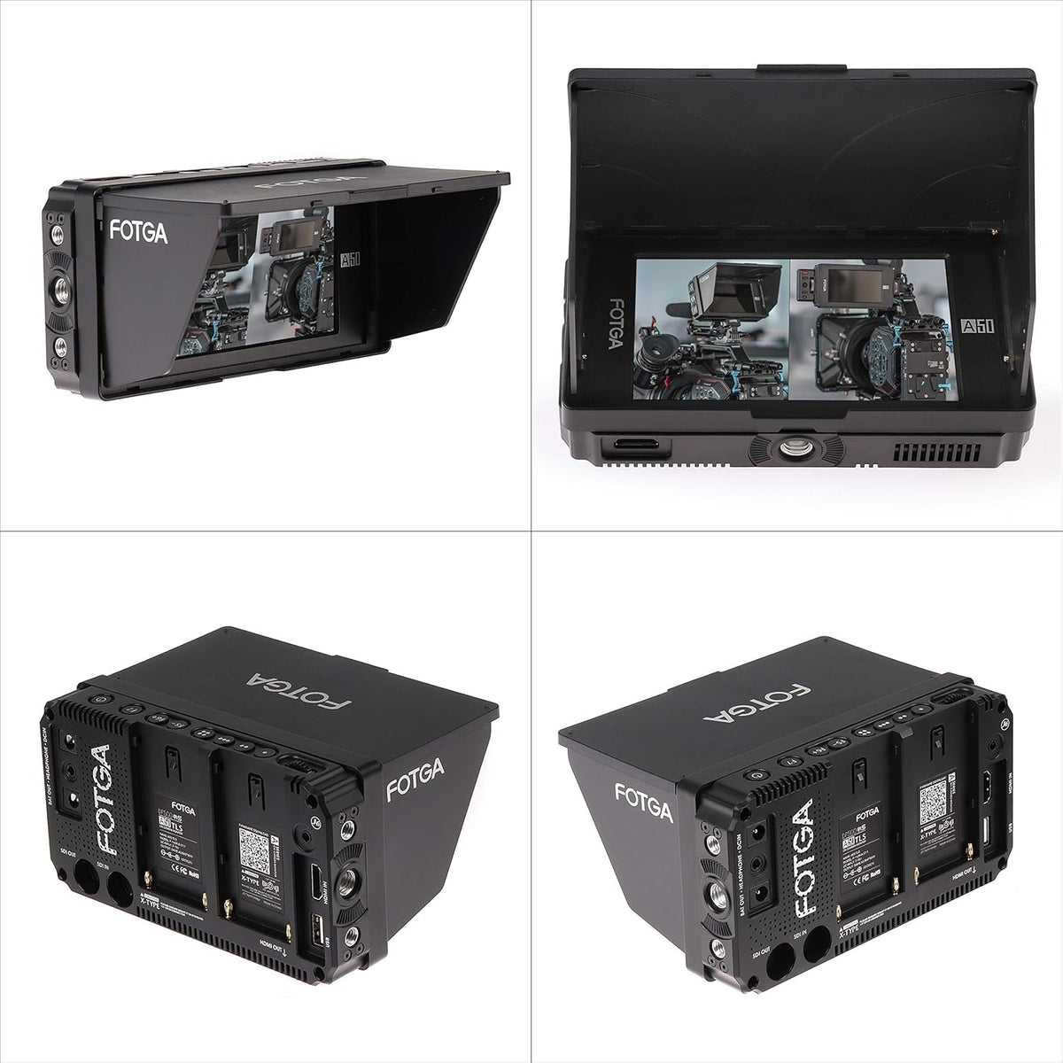 5inch Touchscreen Camera Field Monitor with Battery Charger Carry Case E270492