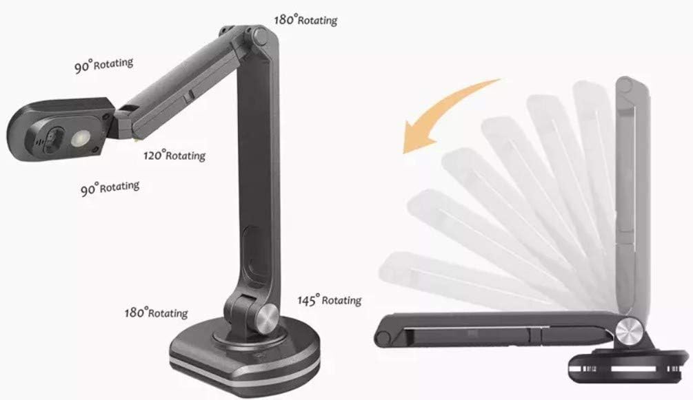 Document Camera with 8.0 Megapixel Camera, 100x Digital Zoom, Built-in Microphone E7883