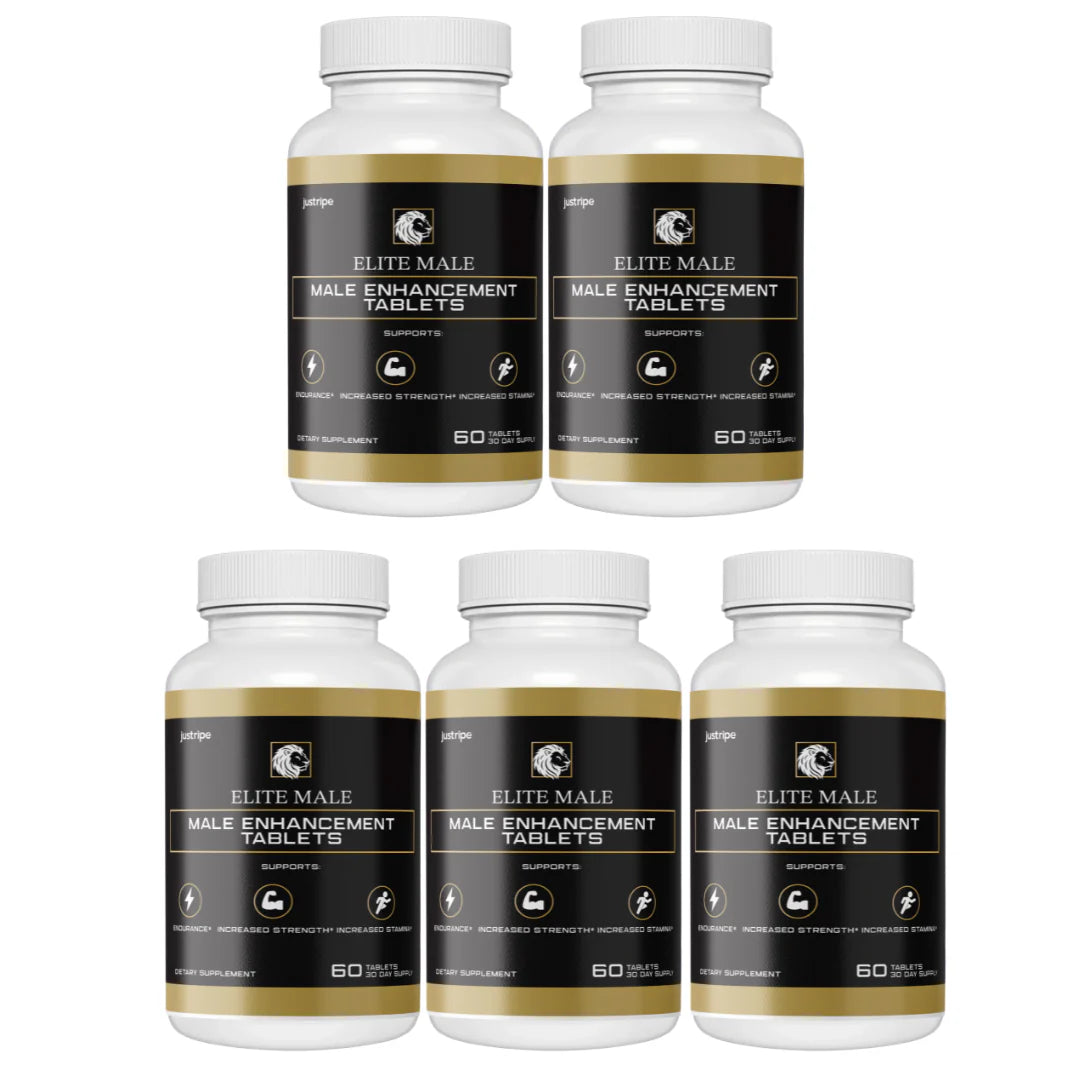 Male Enhancement Tablets 5 Bottles W717