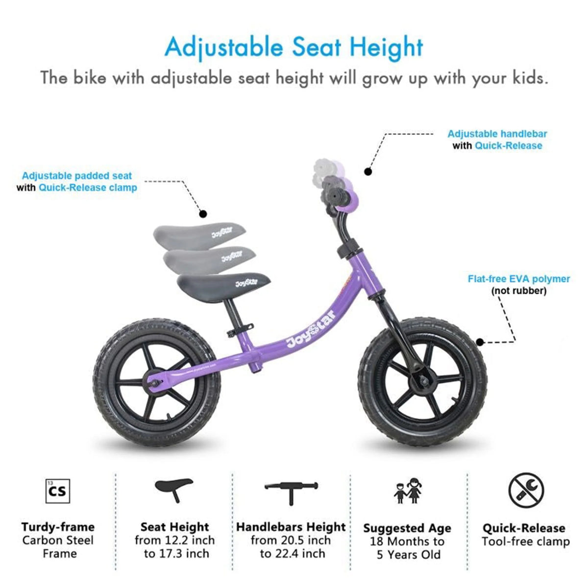 Blue Kids Bike with Training Wheels Y82368