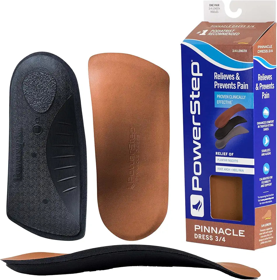 Arch Support Orthotic Insoles for Dress Shoes L186