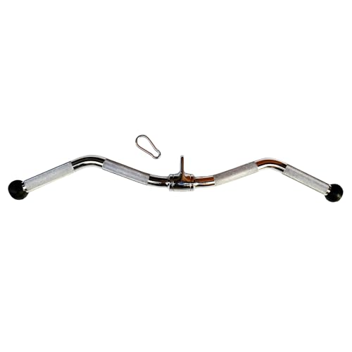 Cable Machine Attachment Curl Pulldown Barbell Revolving Bar L230