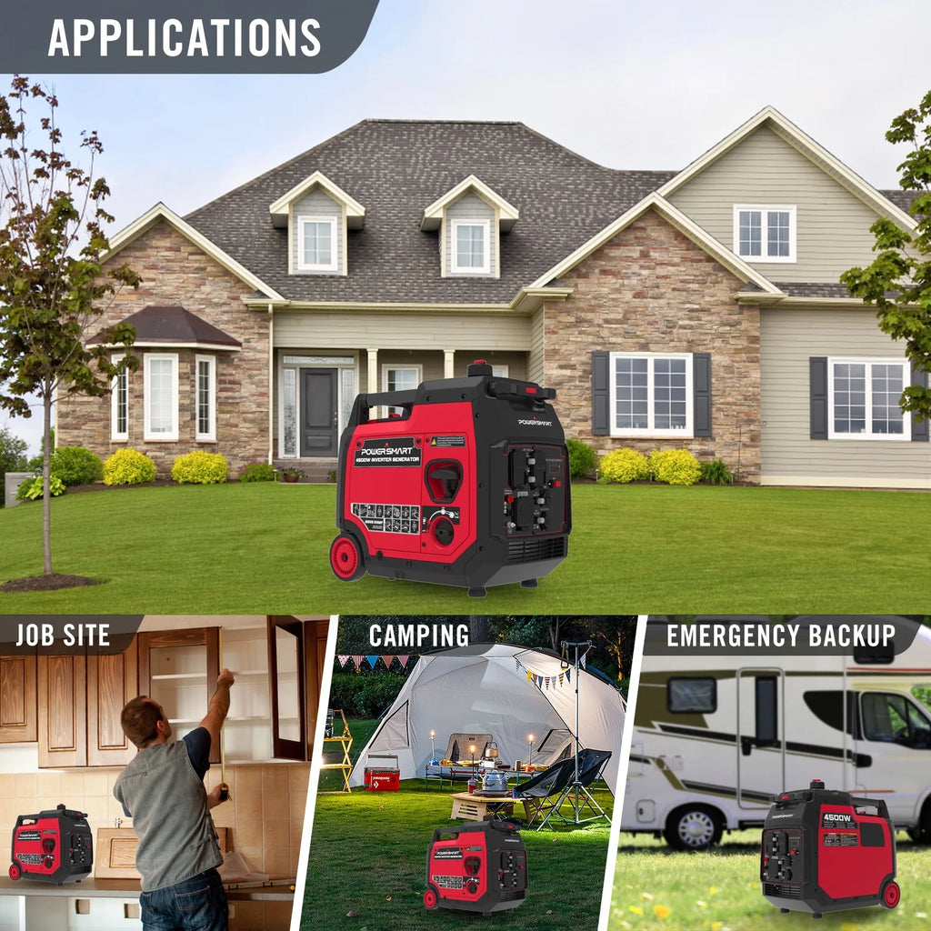4500 Watt Portable Inverter Gas Generator E6061