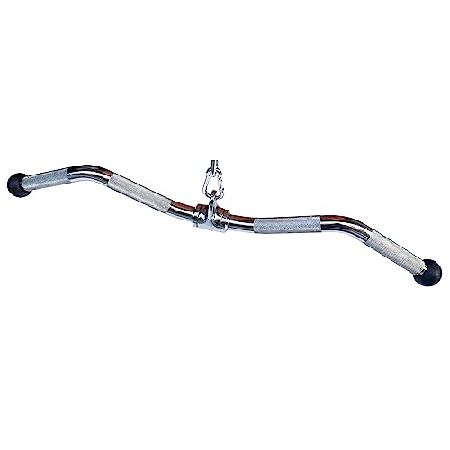 Cable Machine Attachment Curl Pulldown Barbell Revolving Bar L230