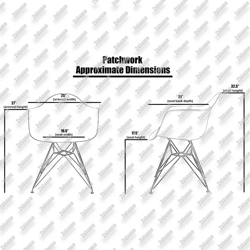 Dining Chair Set of 2 Red E7544