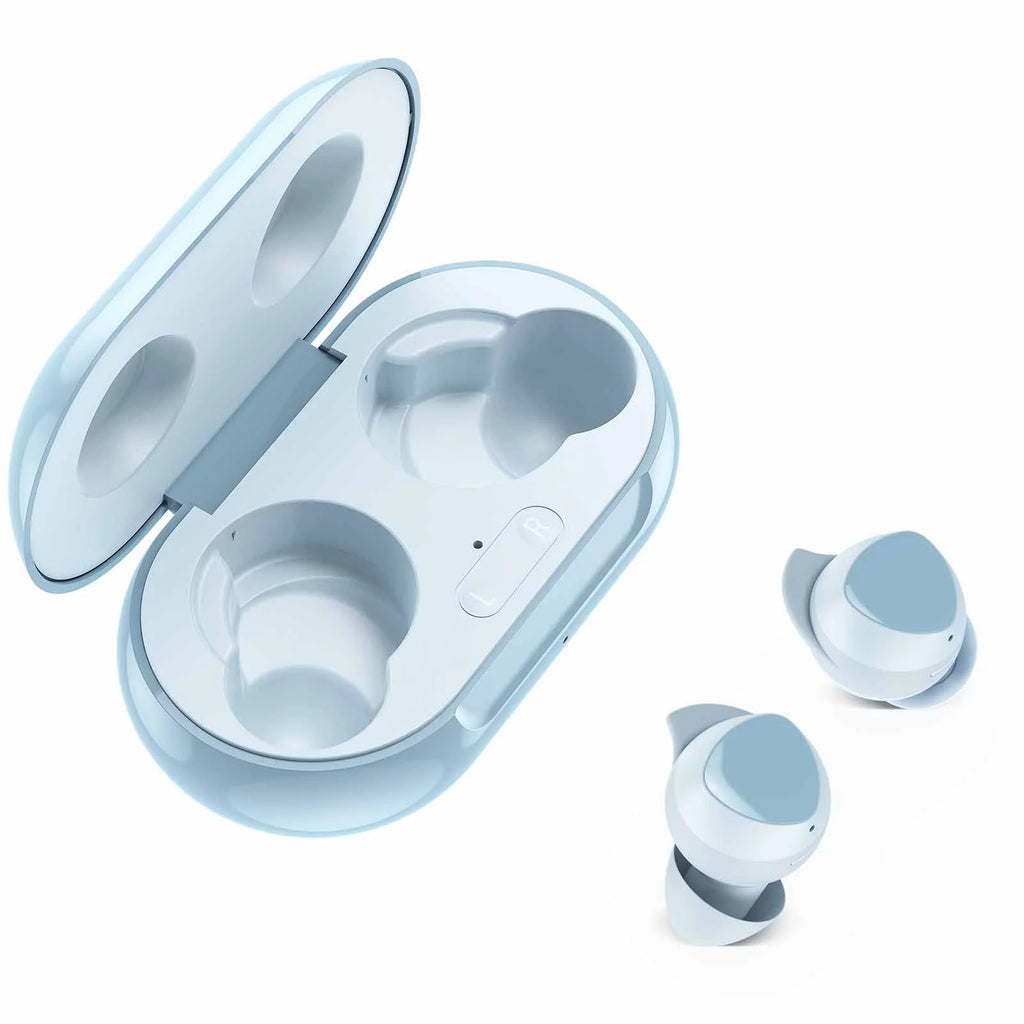 Blue True Wireless Earbuds with Charging Case Q79874