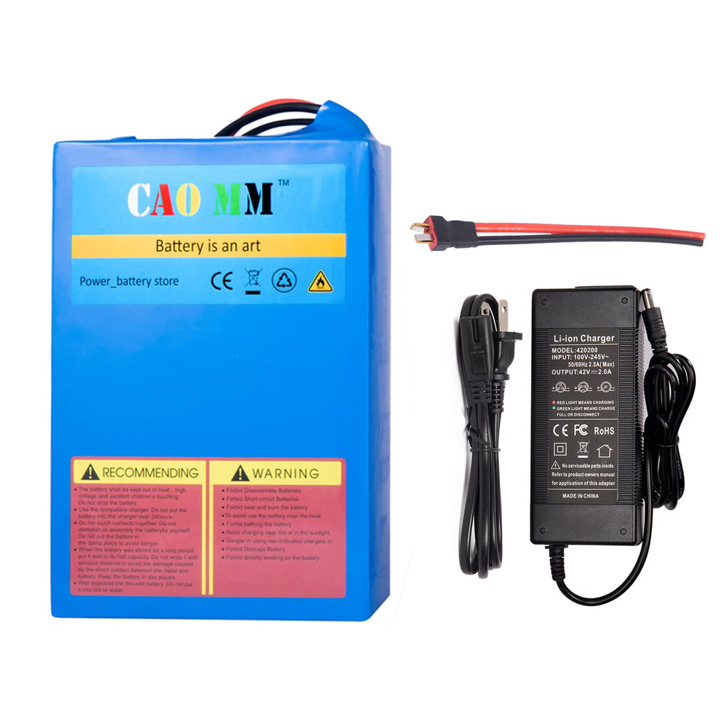 36V 20Ah Lithium Ebike Battery with 2A Charger T9146