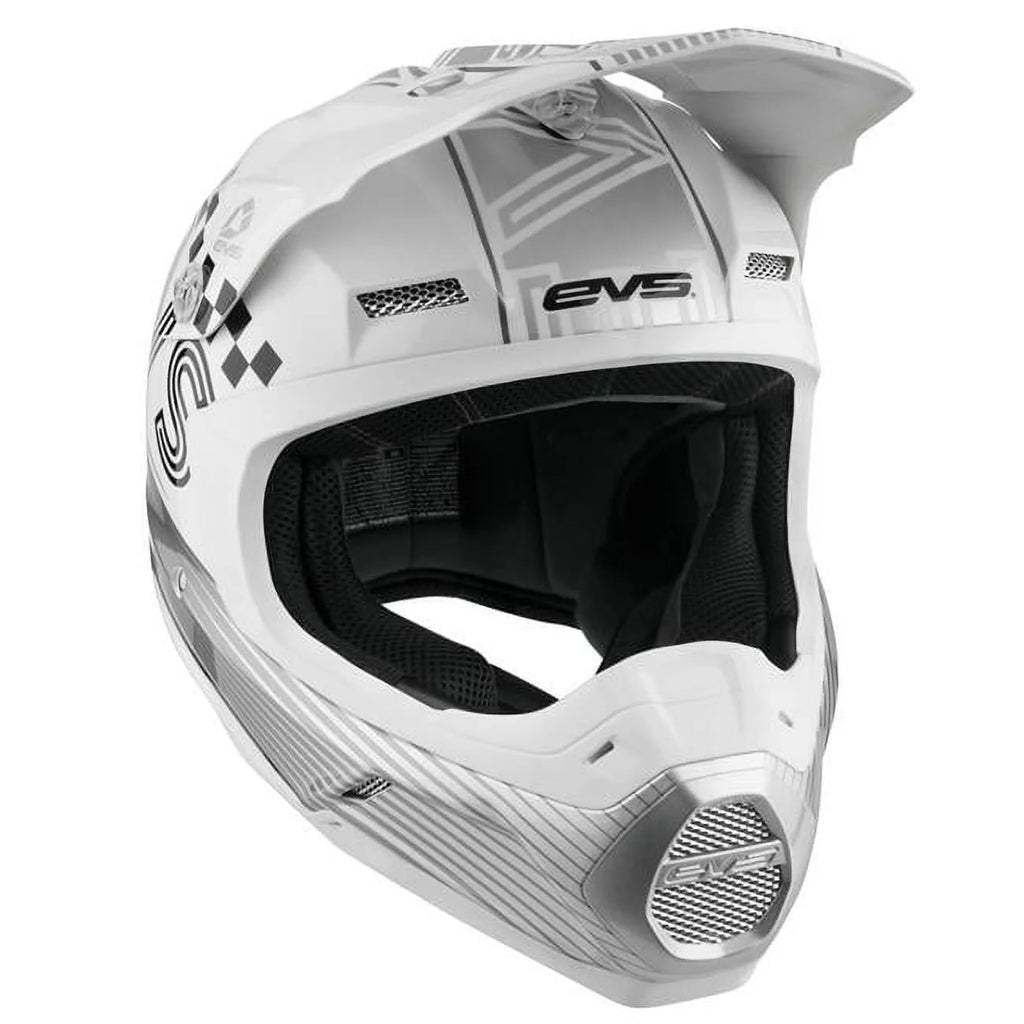 White Large Full Face Motorcycle Helmet I499
