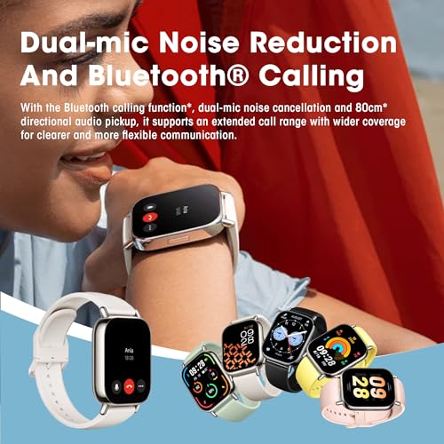 Smart Watch with 2" LCD Display, 140 Sports Modes, 5ATM Waterproof B761
