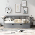 Gray Twin Wooden Daybed with Trundle L90990