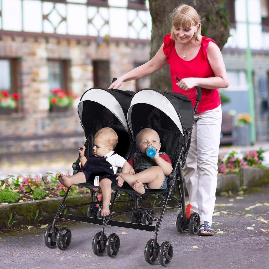 Foldable Twin Baby Double Stroller P46314