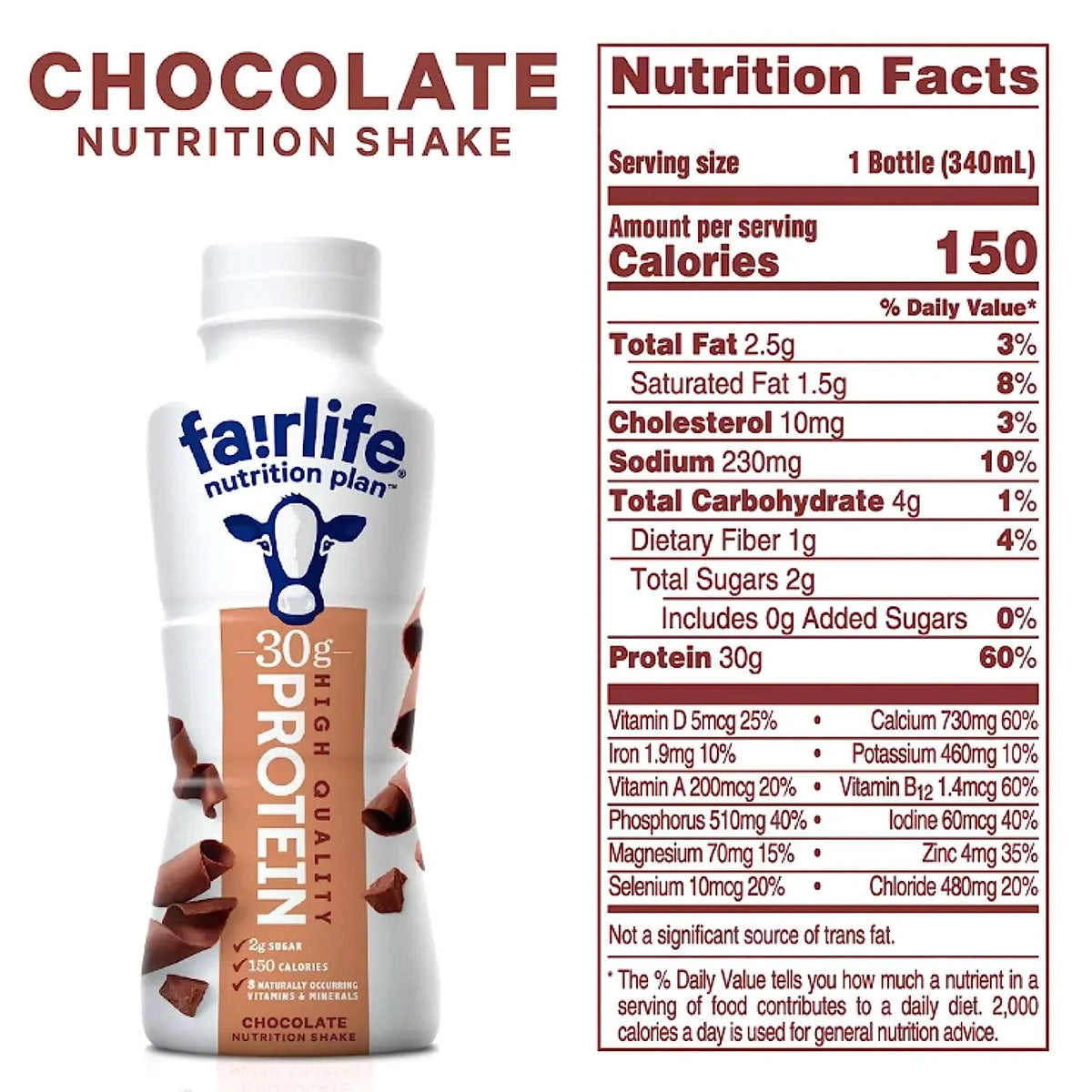 High Protein Chocolate Shake 12 pk L8305
