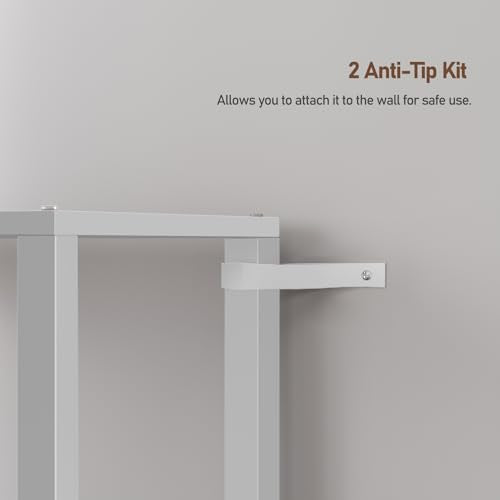 6 Tier Narrow Bookcase with Door H634664