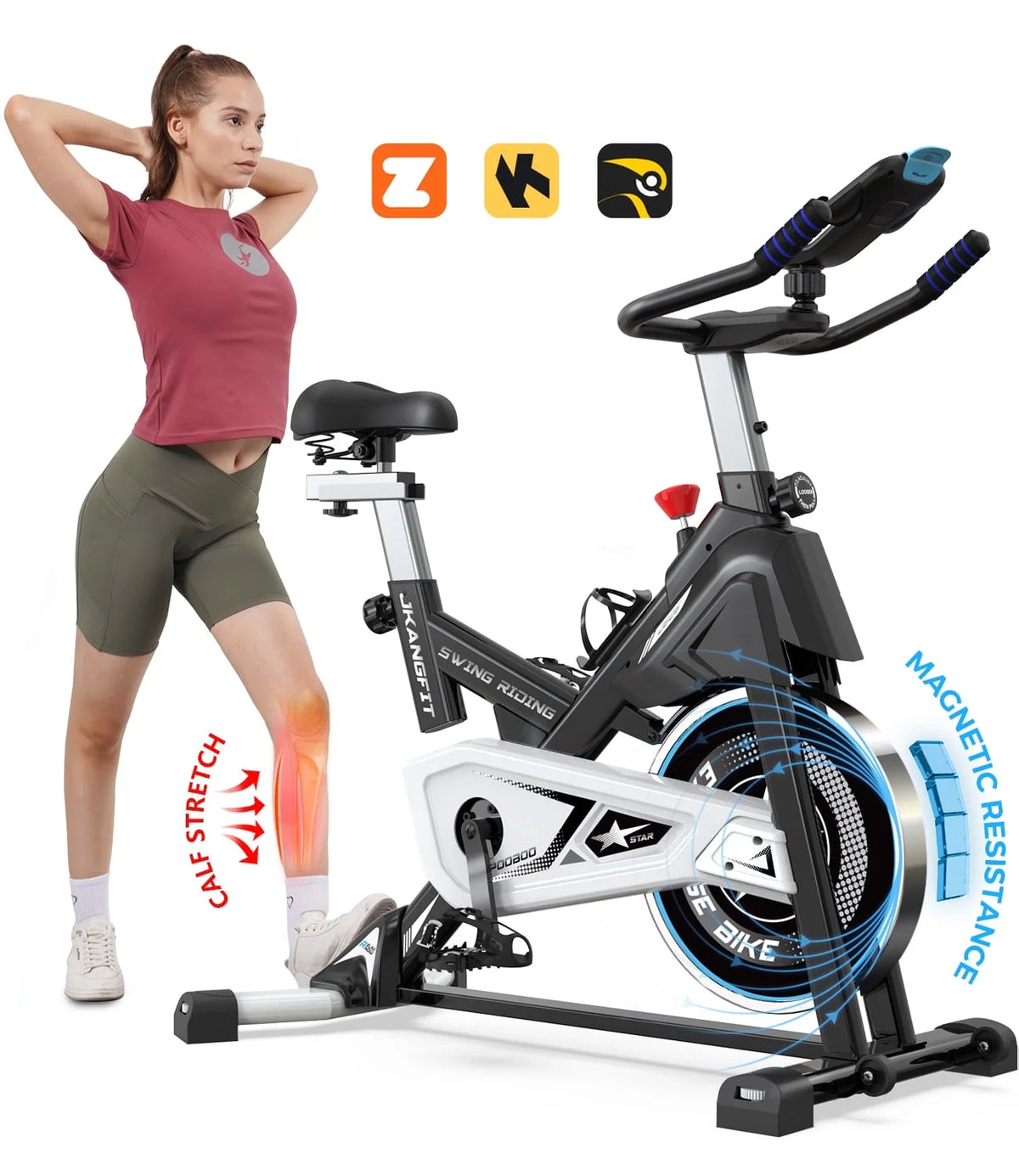 Magnetic Exercise Bike 40lbs Flywheel N7100