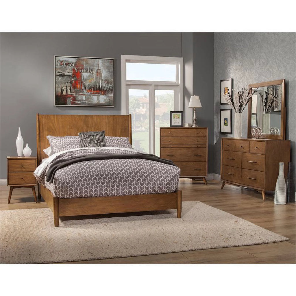 3 Piece Set with TV Console Panel Bed & Nightstand S61533