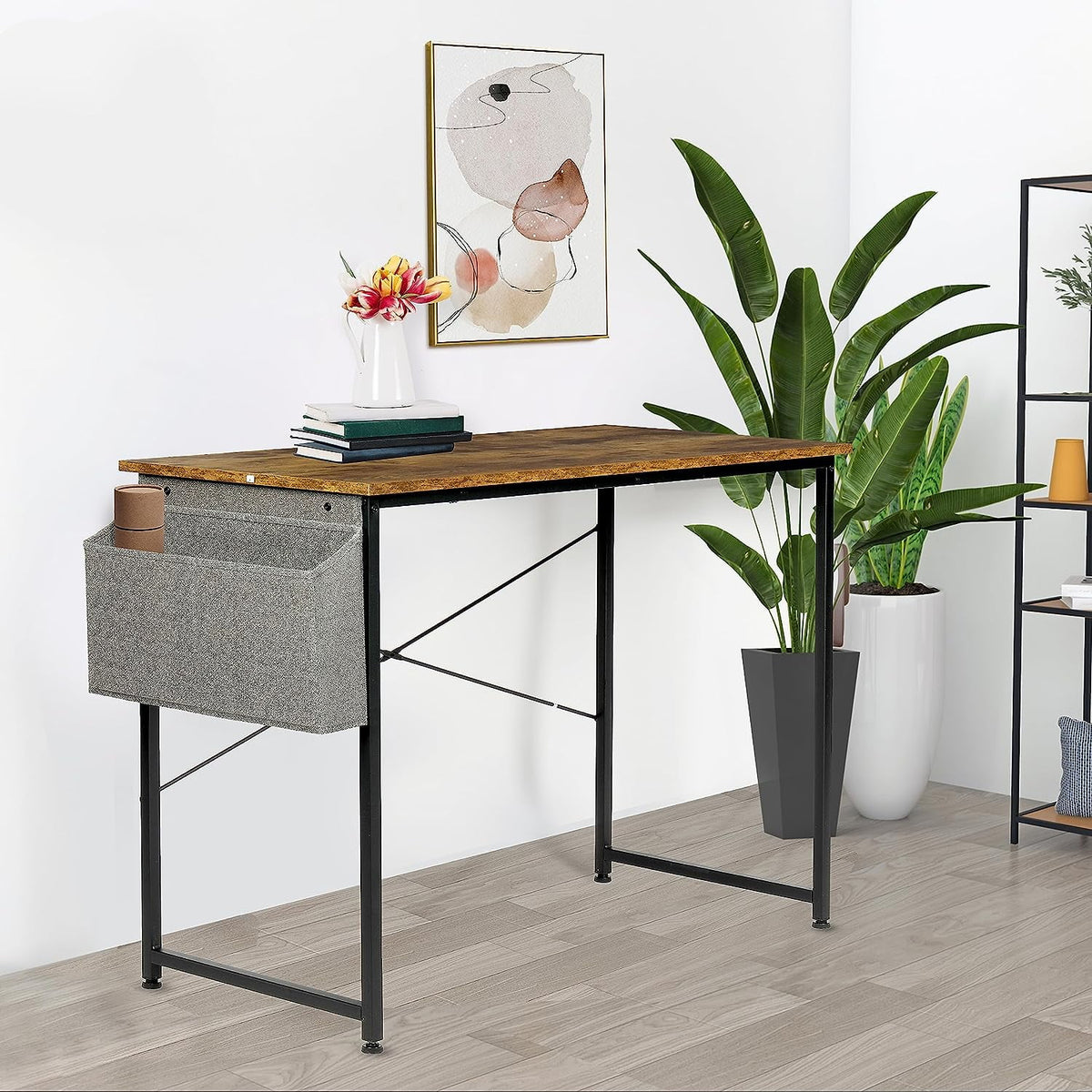 40 inch Wooden Desk with Storage Bag E29537