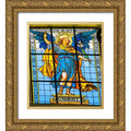 Gold Ornate Wood Framed Art Print U8662