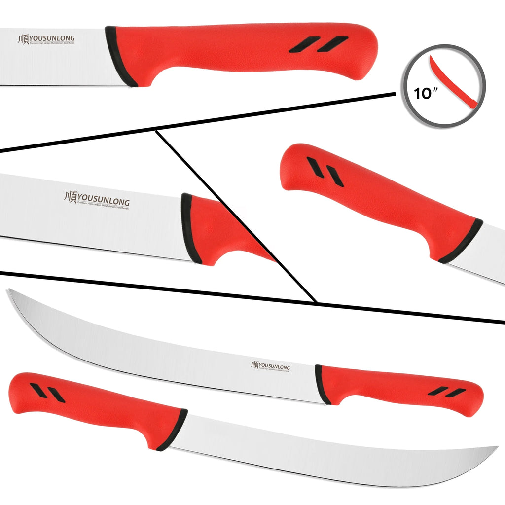 10 Inch High Carbon Molybdenum Steel Butcher Knife W743838