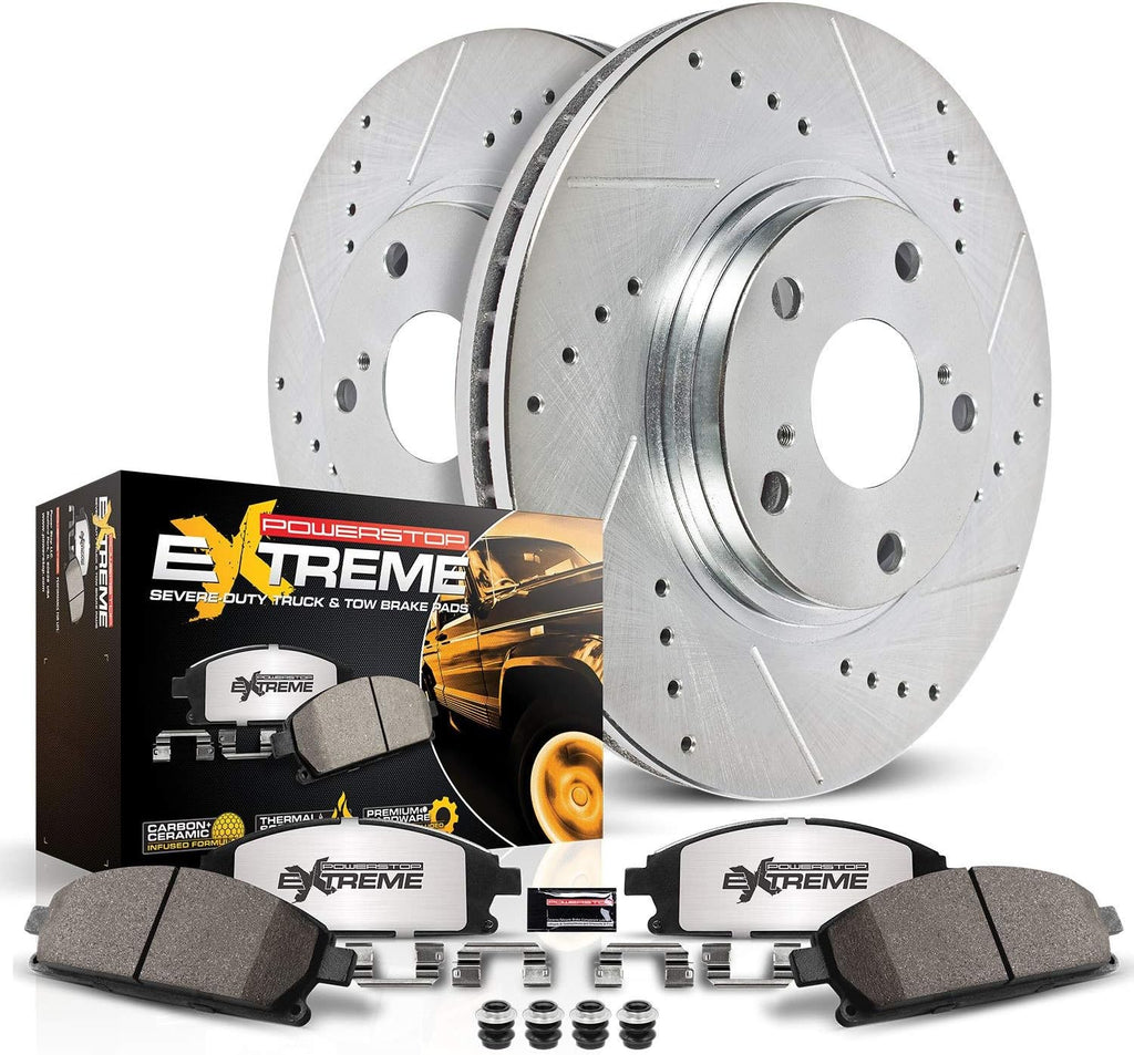 Front Z36 Truck & Tow Carbon Fiber Ceramic Brake Kit O782