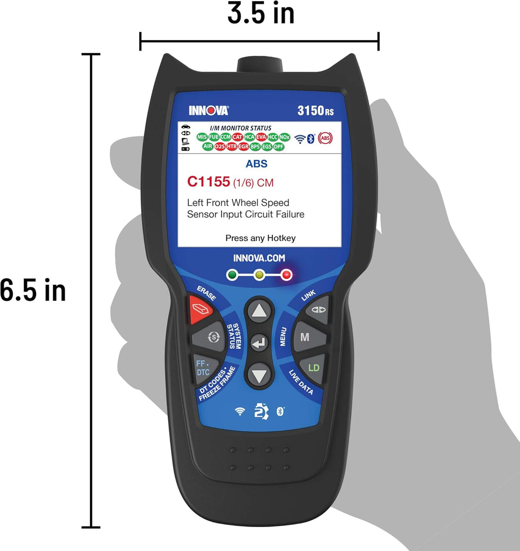 OBD2 Scanner Car Code Reader with ABS SRS Live Data N10466
