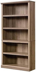 5 Shelf Bookcase with 3 Adjustable Shelves in Salt Oak K608