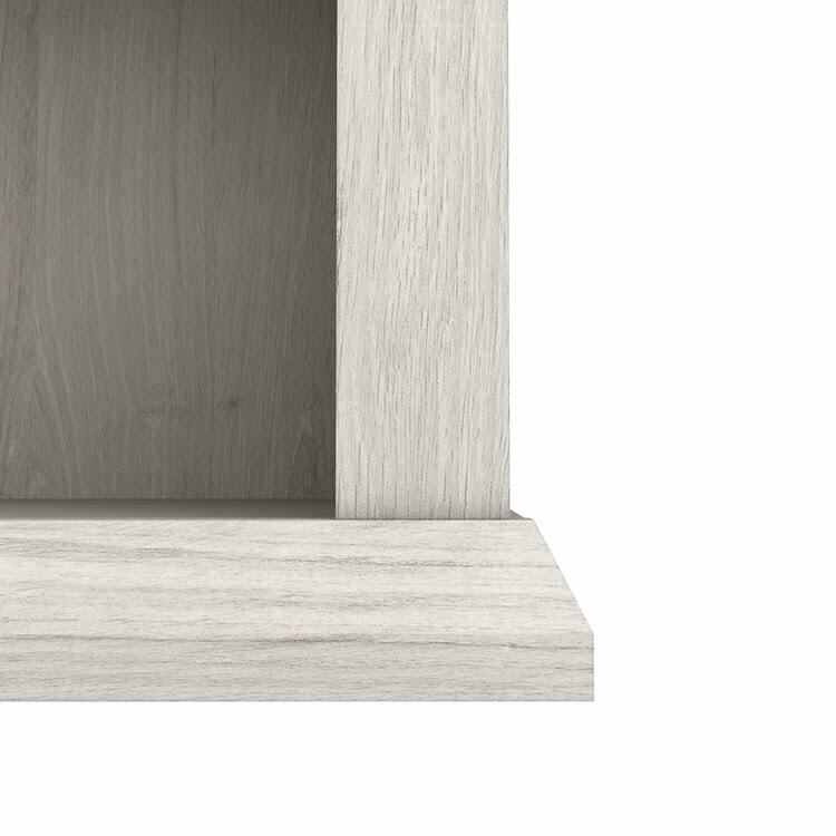 White Oak 5 Shelf Bookcase Set of 2 J54153